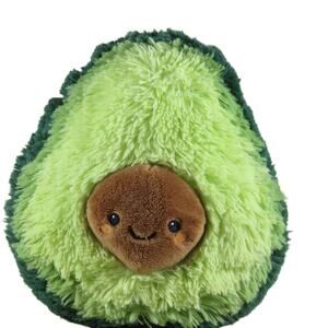 Plush Avocado Toy Squishable 9in Soft Polyester Kids Soft Stuffed Animal Food